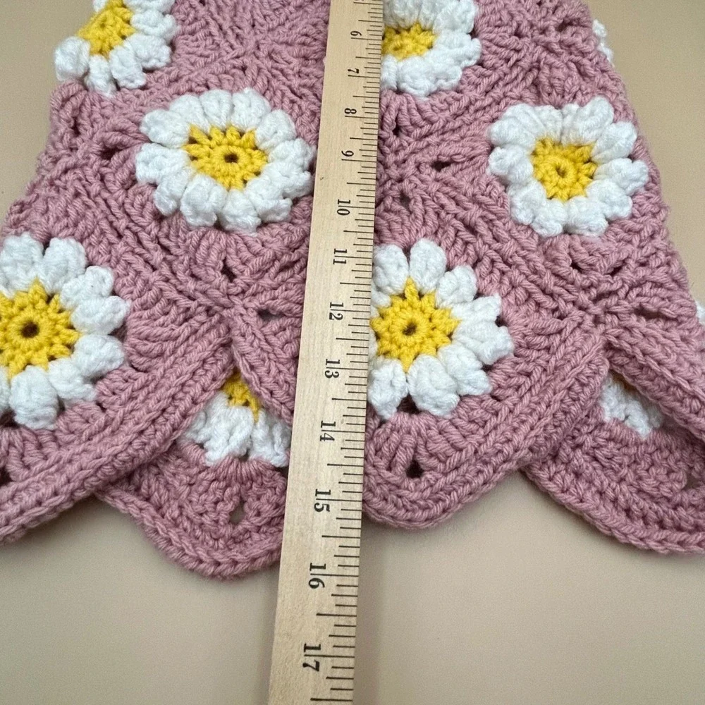 Handmade crochet bucket